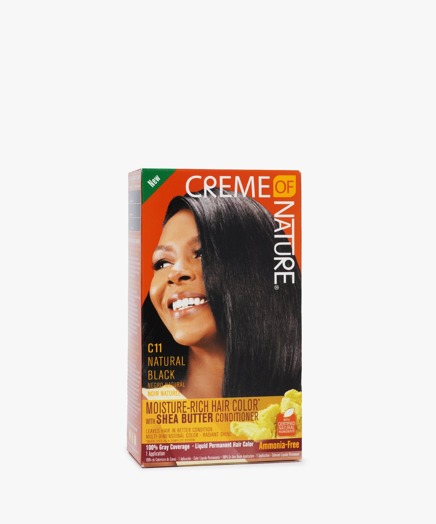 Creme Of Nature Moisture Rich Hair Color #C11 Natural Black