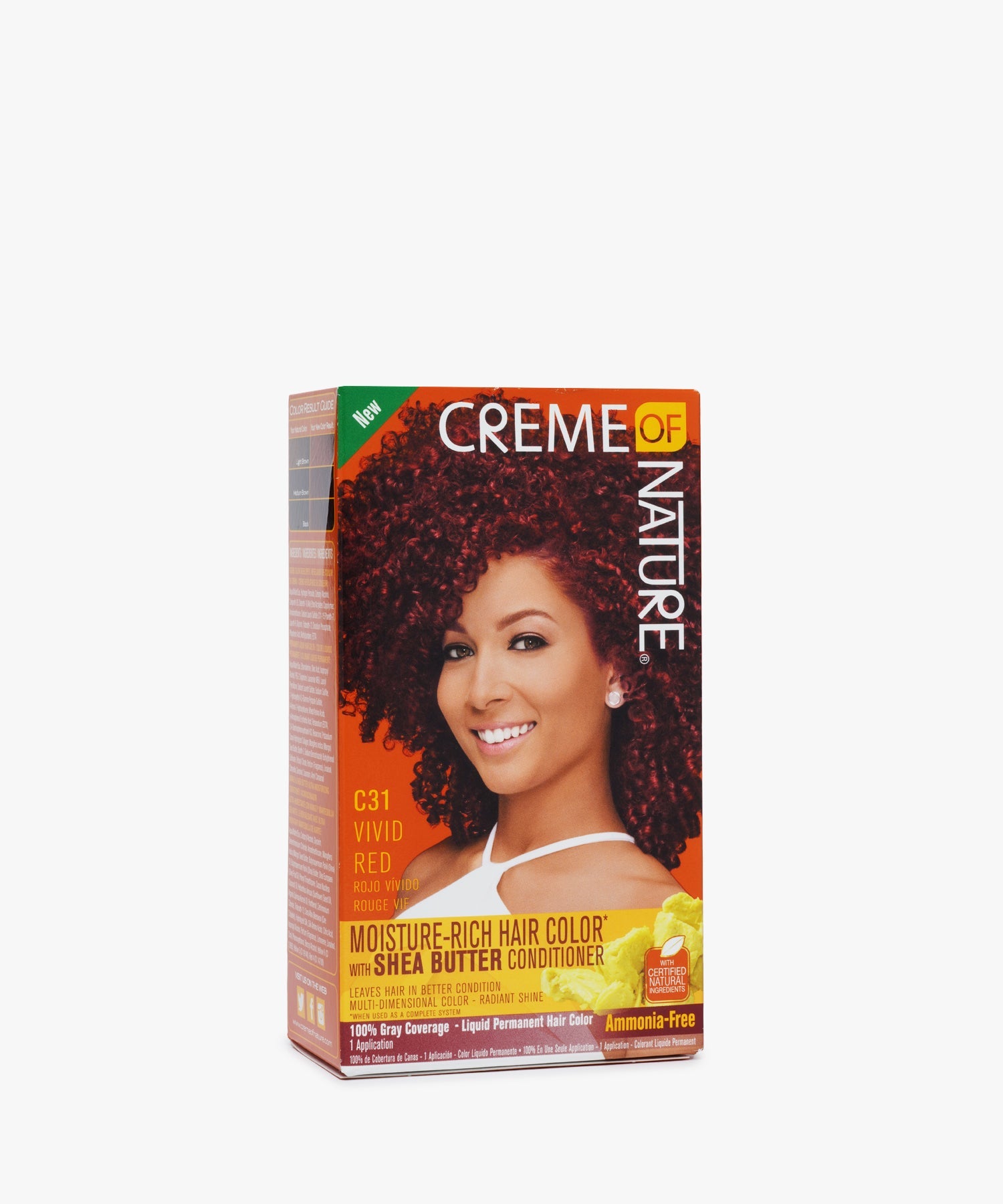 Creme Of Nature Moisture Rich Hair Color #C31 Vivid Red
