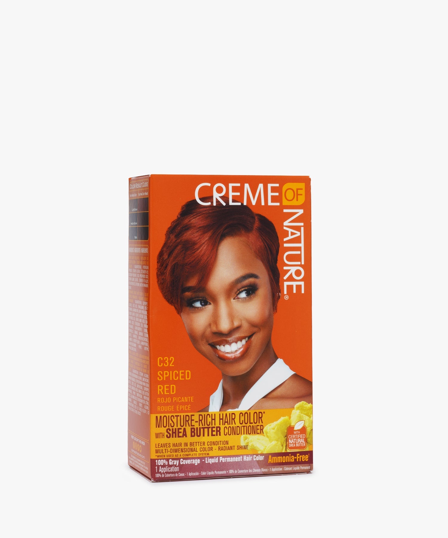 Creme Of Nature Moisture Rich Hair Color #C32 Spiced Red