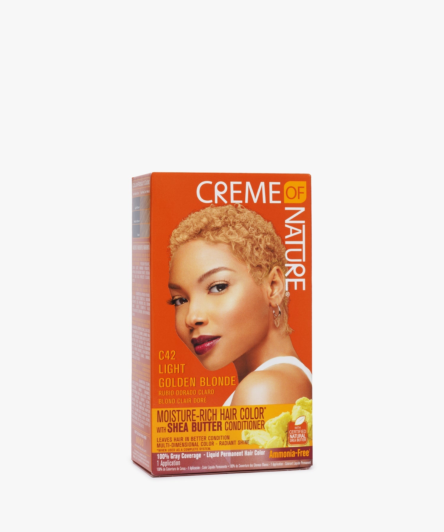 Creme Of Nature Moisture Rich Hair Color #C42 Light Golden Blonde