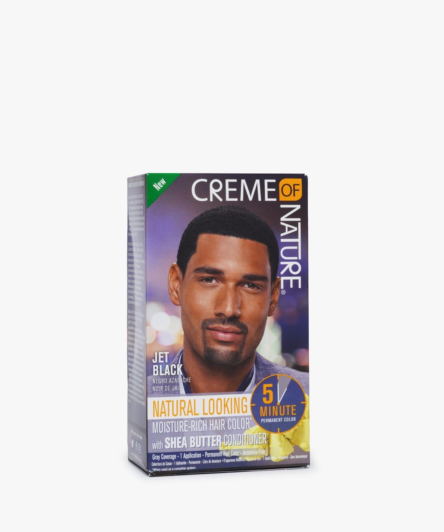 Creme Of Nature Natural Looking Moisture-Rich Hair Color #Jet Black