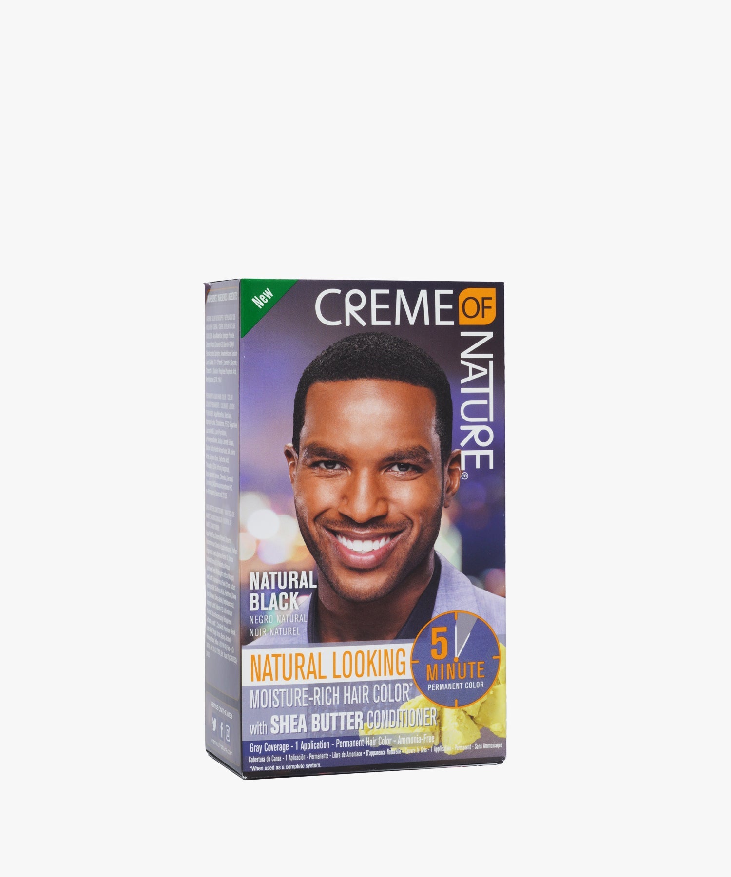 Creme Of Nature Natural Looking Moisture-Rich Hair Color #Natural Black