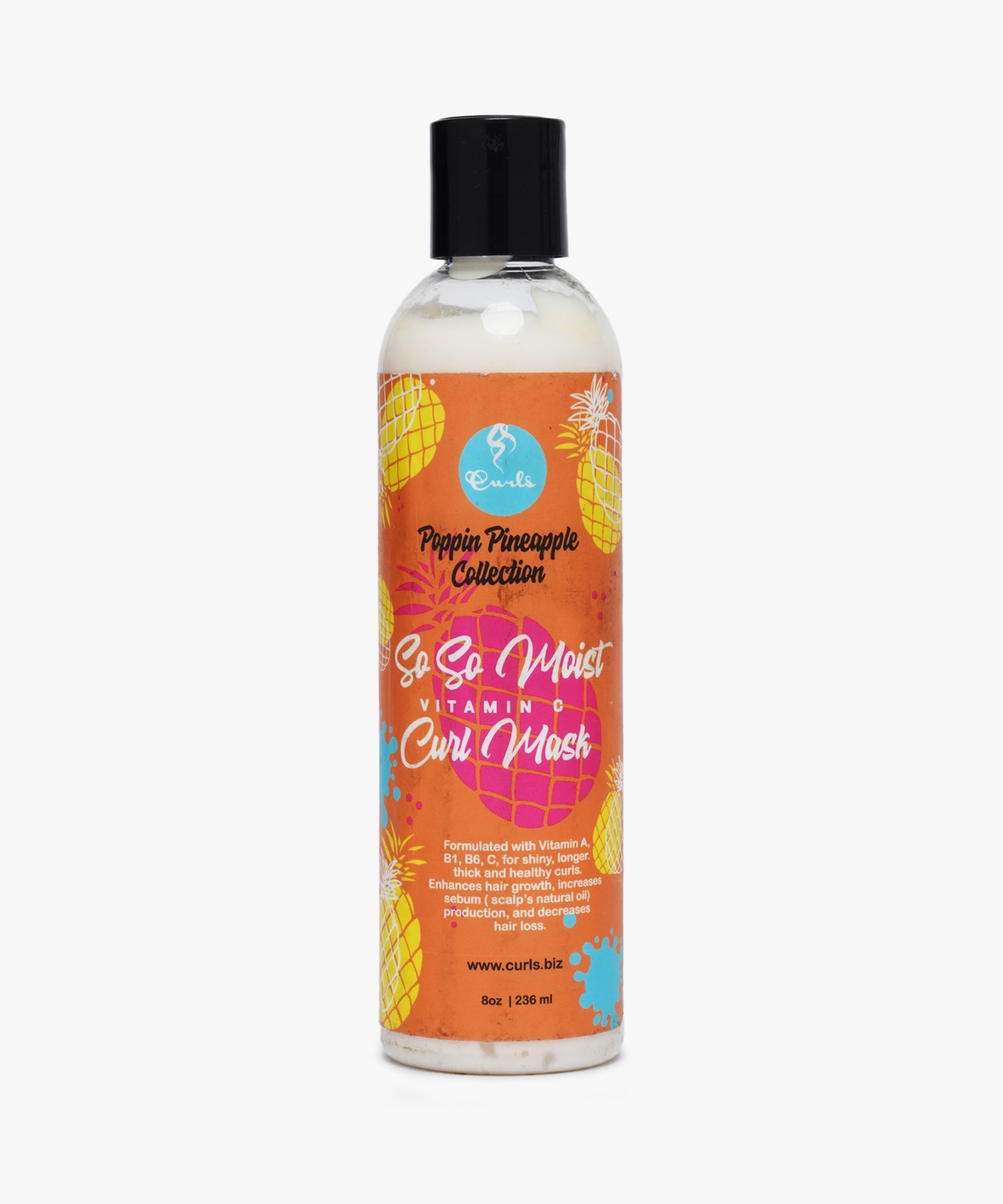 Curls Poppin Pineapple Collection Curl Mask 236 ml