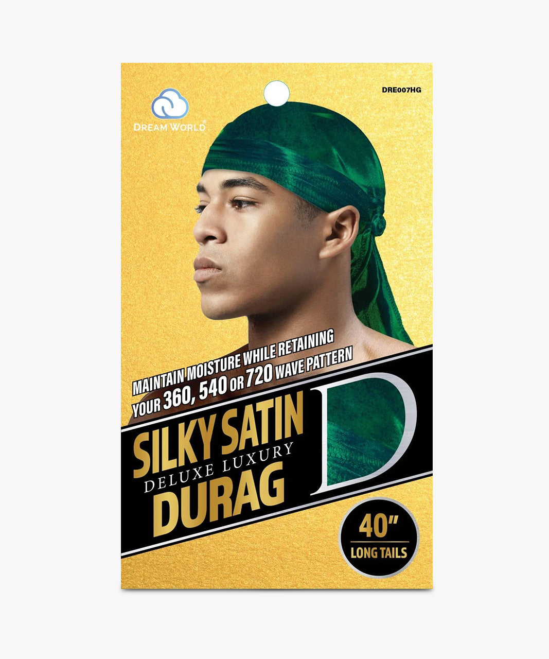 Dream World Silky Satin Deluxe Luxury Durag #DRE007HG
