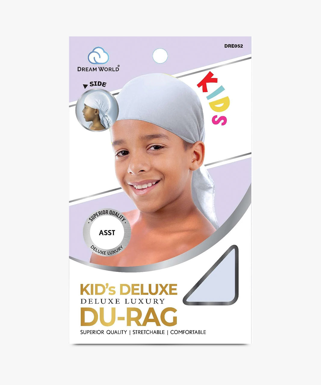 Dream World Kid's Deluxe Durag (Assorted) #DRE052