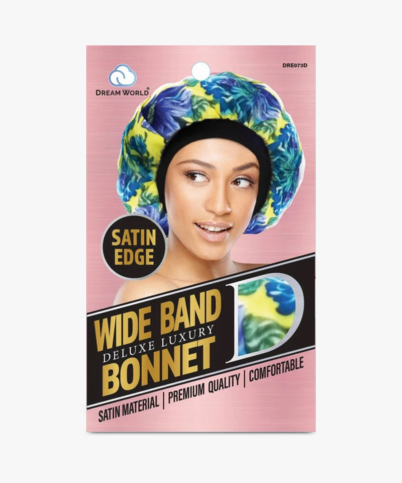 Dream World Wide Band Bonnet (Satin Edge) #DRE073D