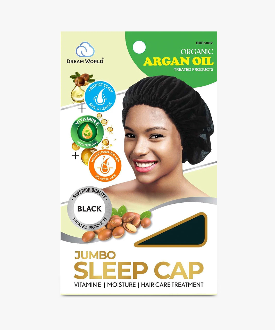 Dream World Argan Oil Jumbo Sleep Cap #DRE5082
