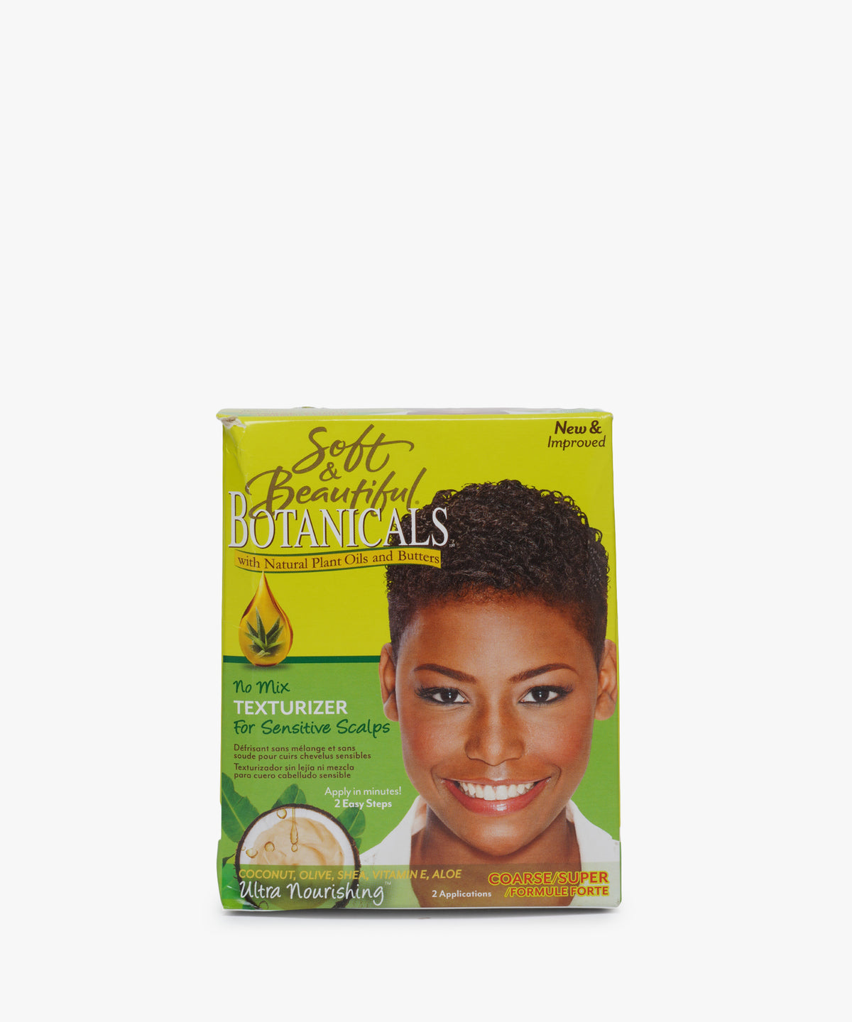 Soft & Beautiful Botanicals No-Lye No Mix Texturizer (Super) (2 Applications)