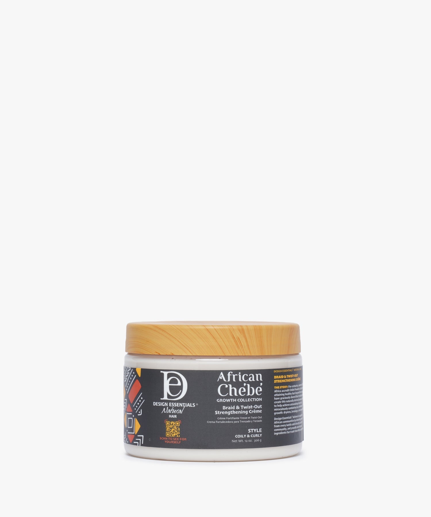 Design Essentials African Chebe Growth Collection Braid & Twist-Out Strengthening Creme 306 gr.