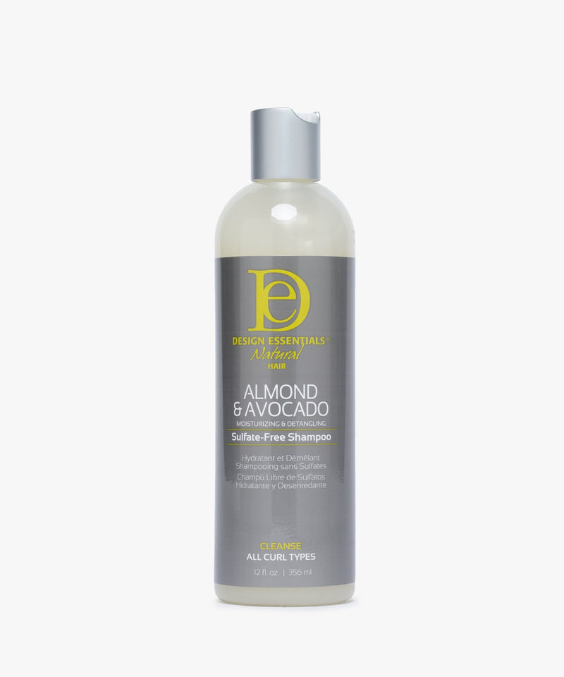 Design Essentials Almond & Avocado Moisturizing & Detangling Sulfate-Free Shampoo 365 gr.
