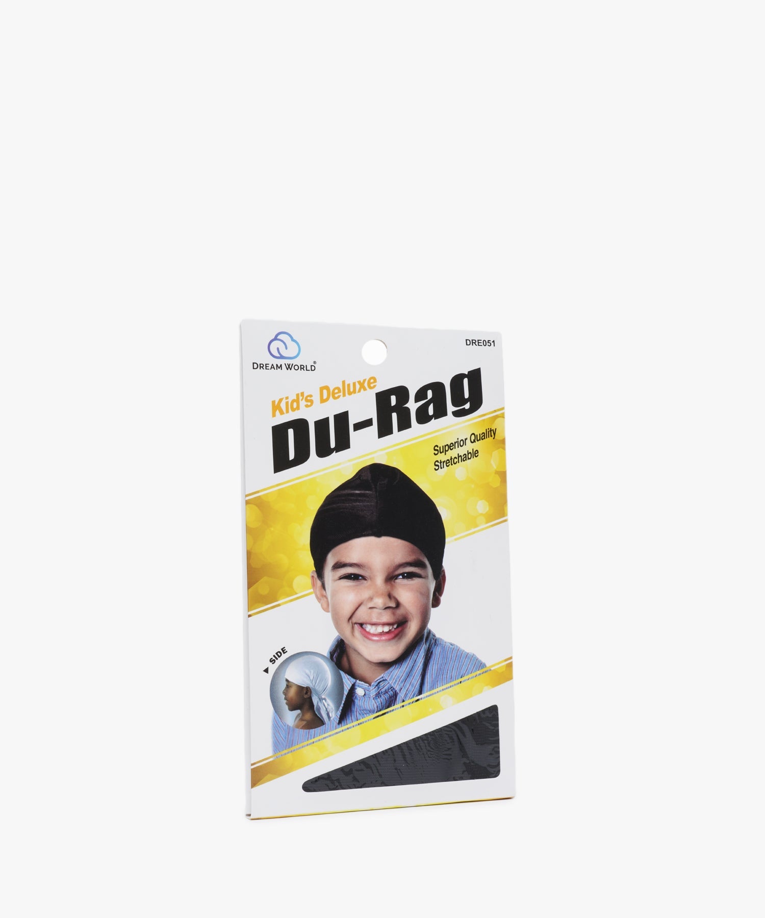 Dream World Kid's Deluxe Du-Rag Black #DRE051