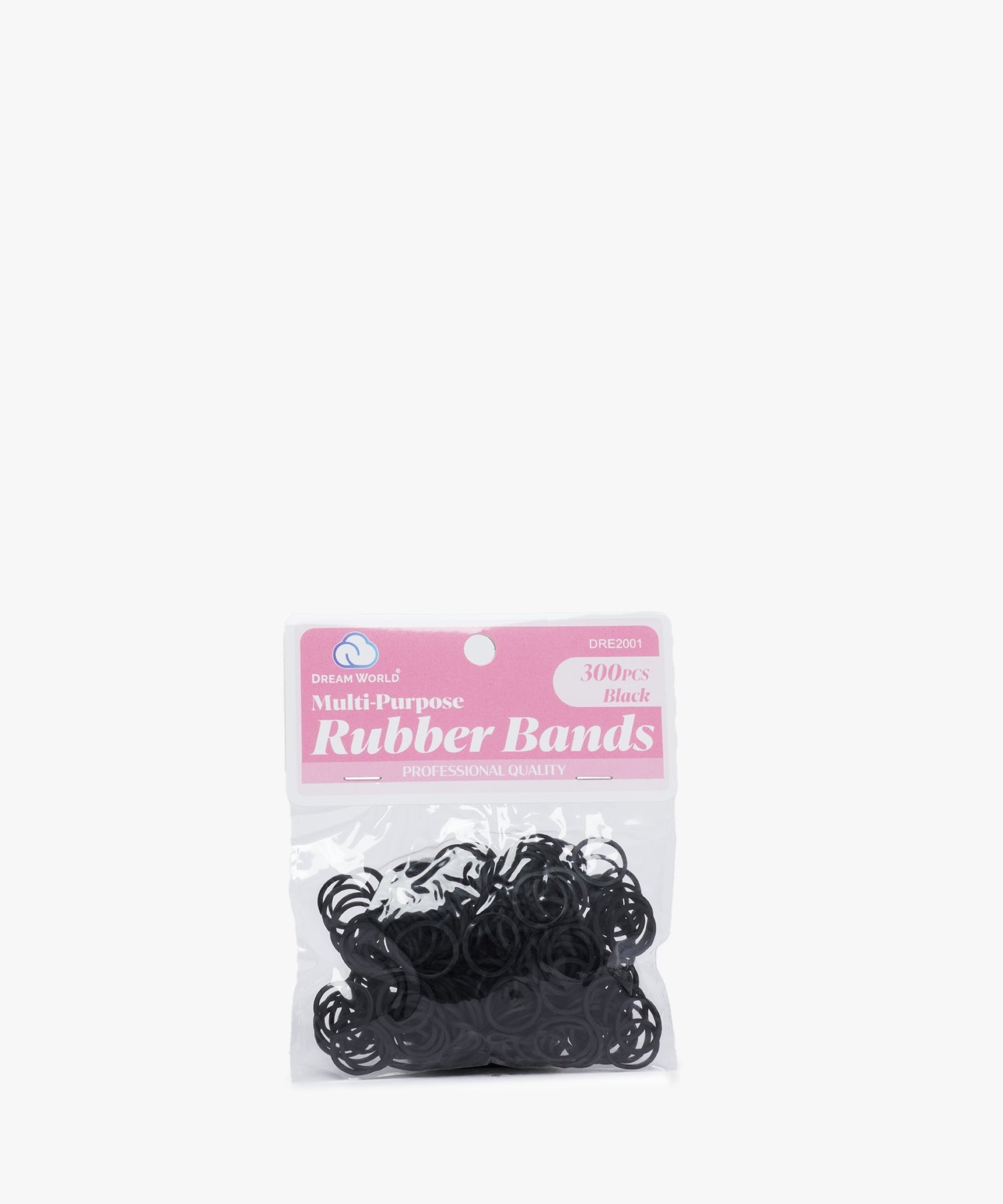 Dream World Rubber Bands Black (300 PCS) #DRE2001