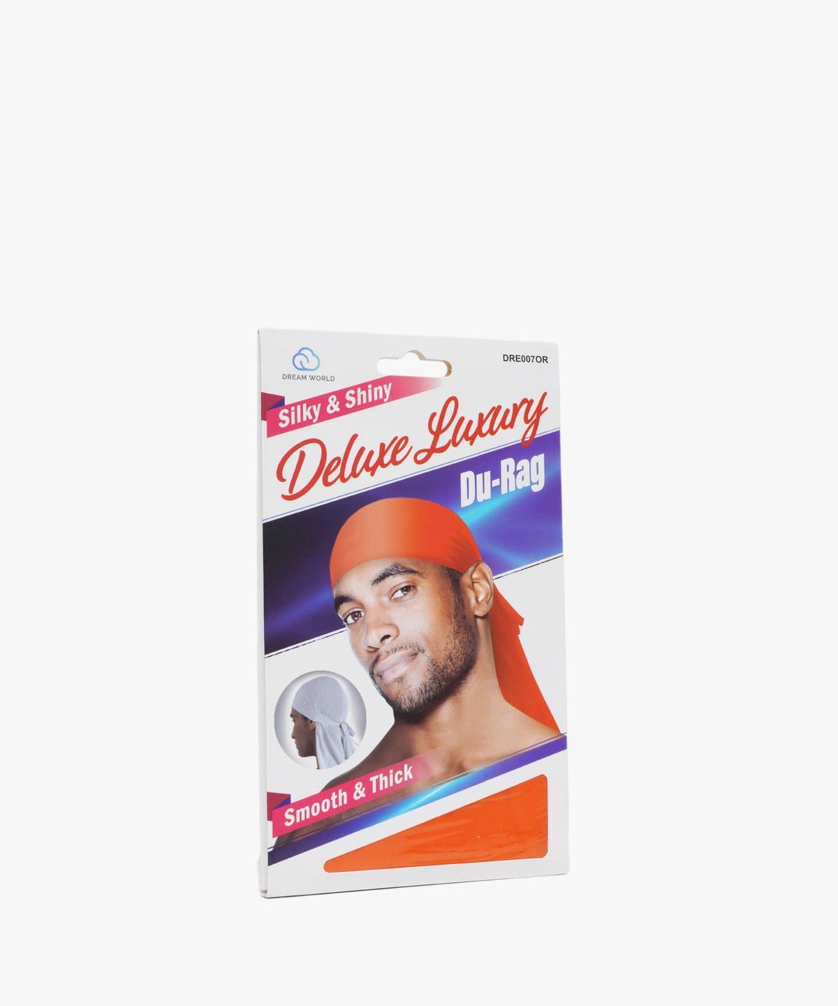 Dream World Silky & Shiny Du-Rag (Orange) #DRE007OR