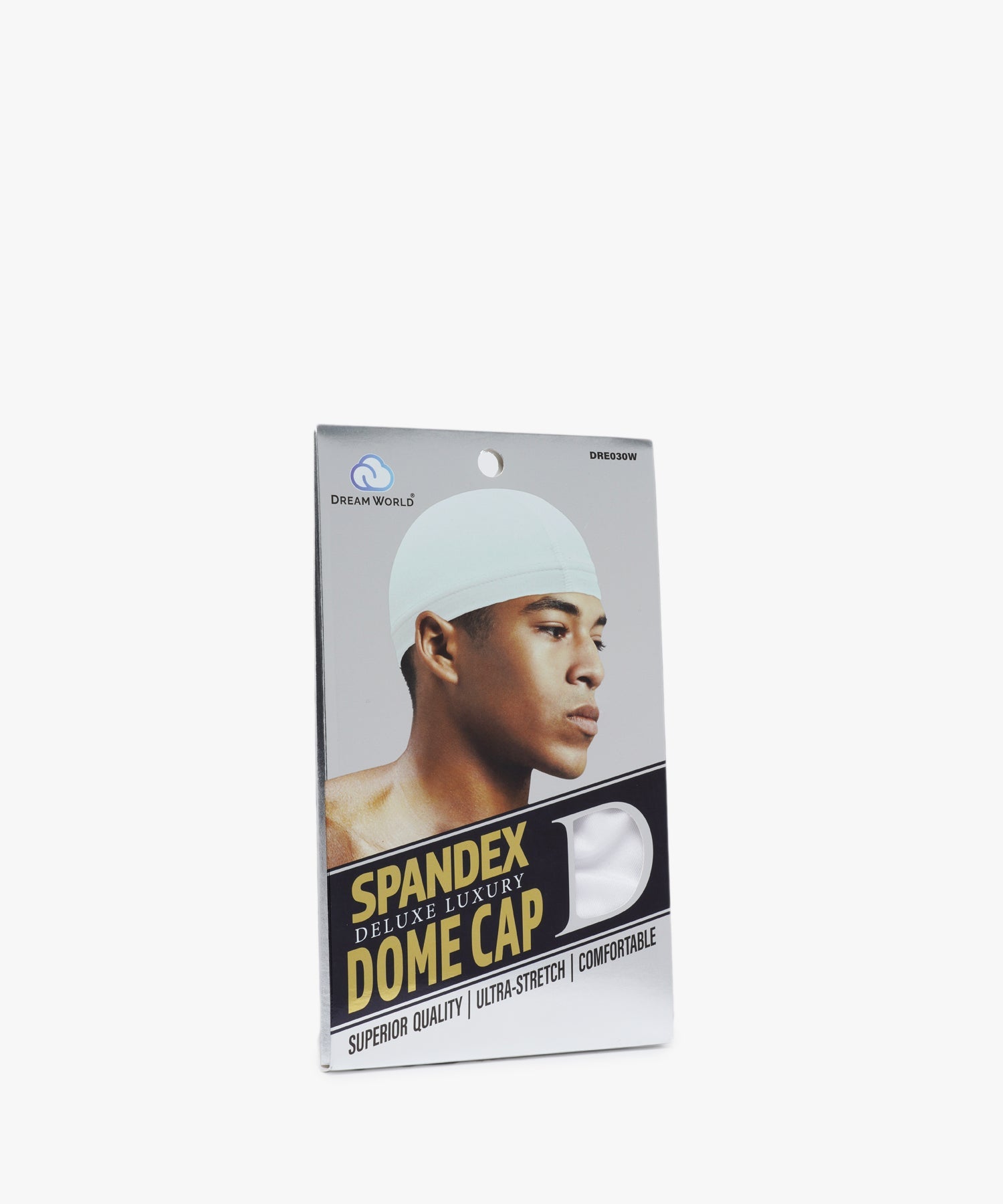 Dream World Spandex Dome Cap (White) #DRE030W