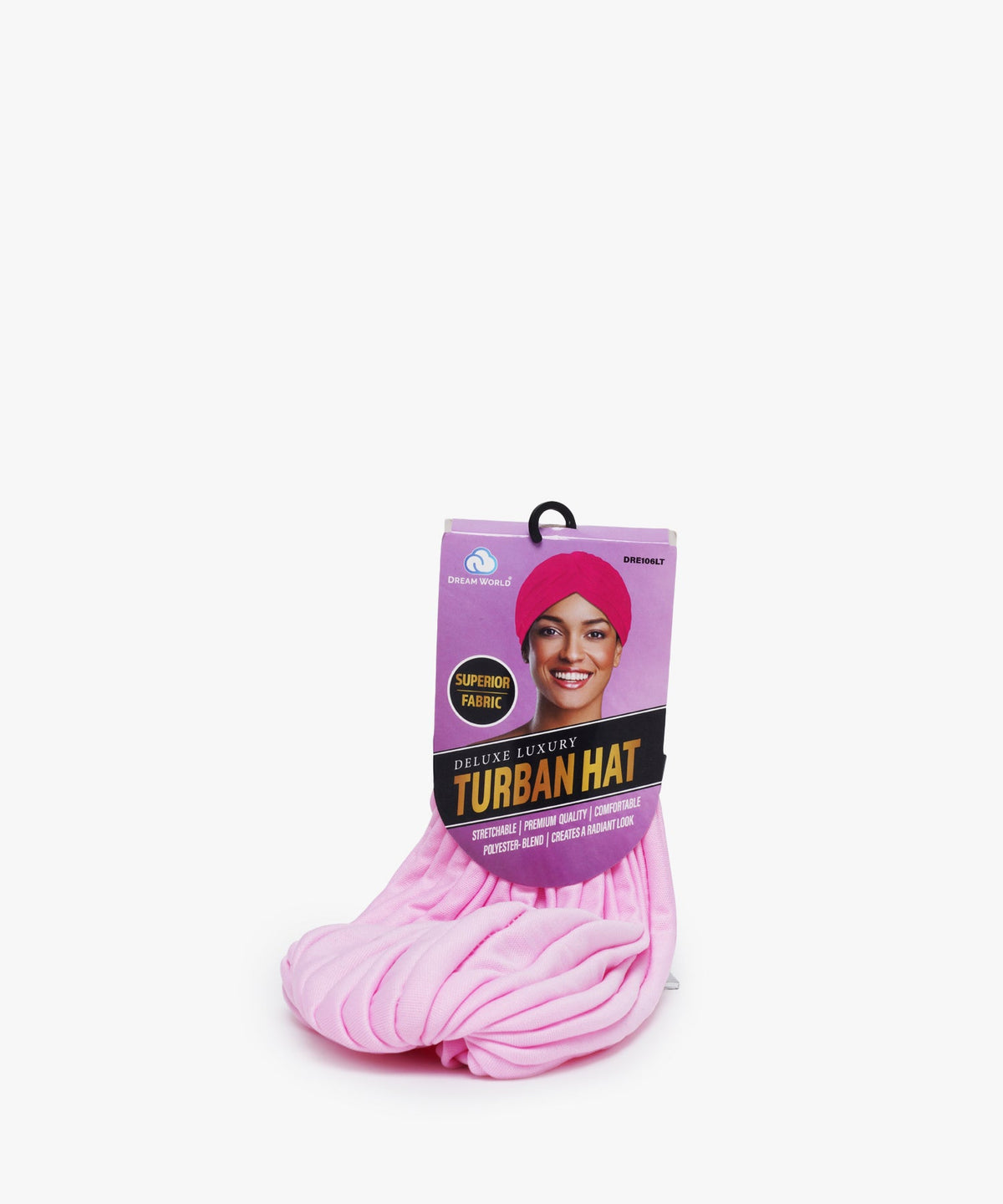 Dream World Turban Hat Light Pink (Superior Fabric) #DRE106LT