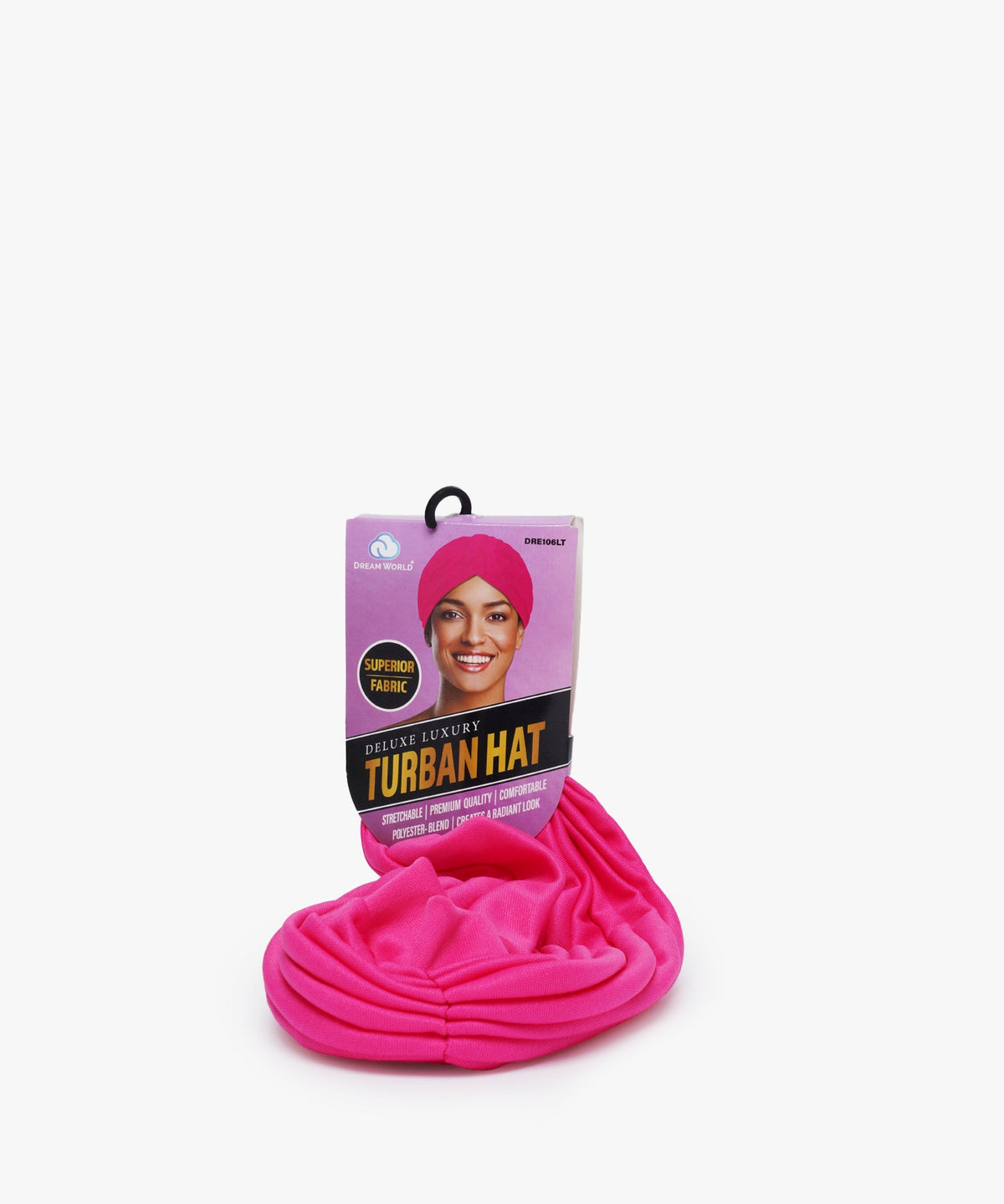Dream World Turban Hat Pink (Superior Fabric) #DRE106LT