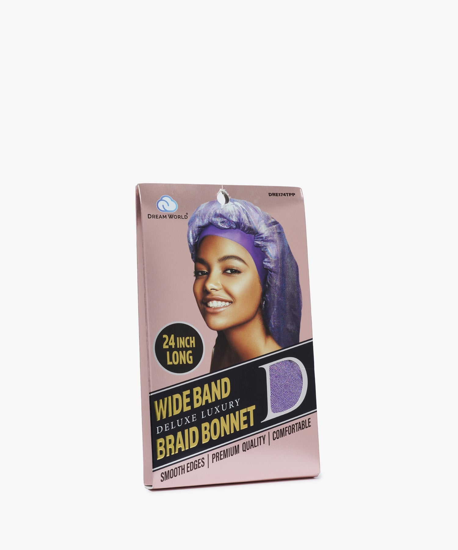 Dream World Wide Band Braid Bonnet (24 Inches Long) #DRE174TPP