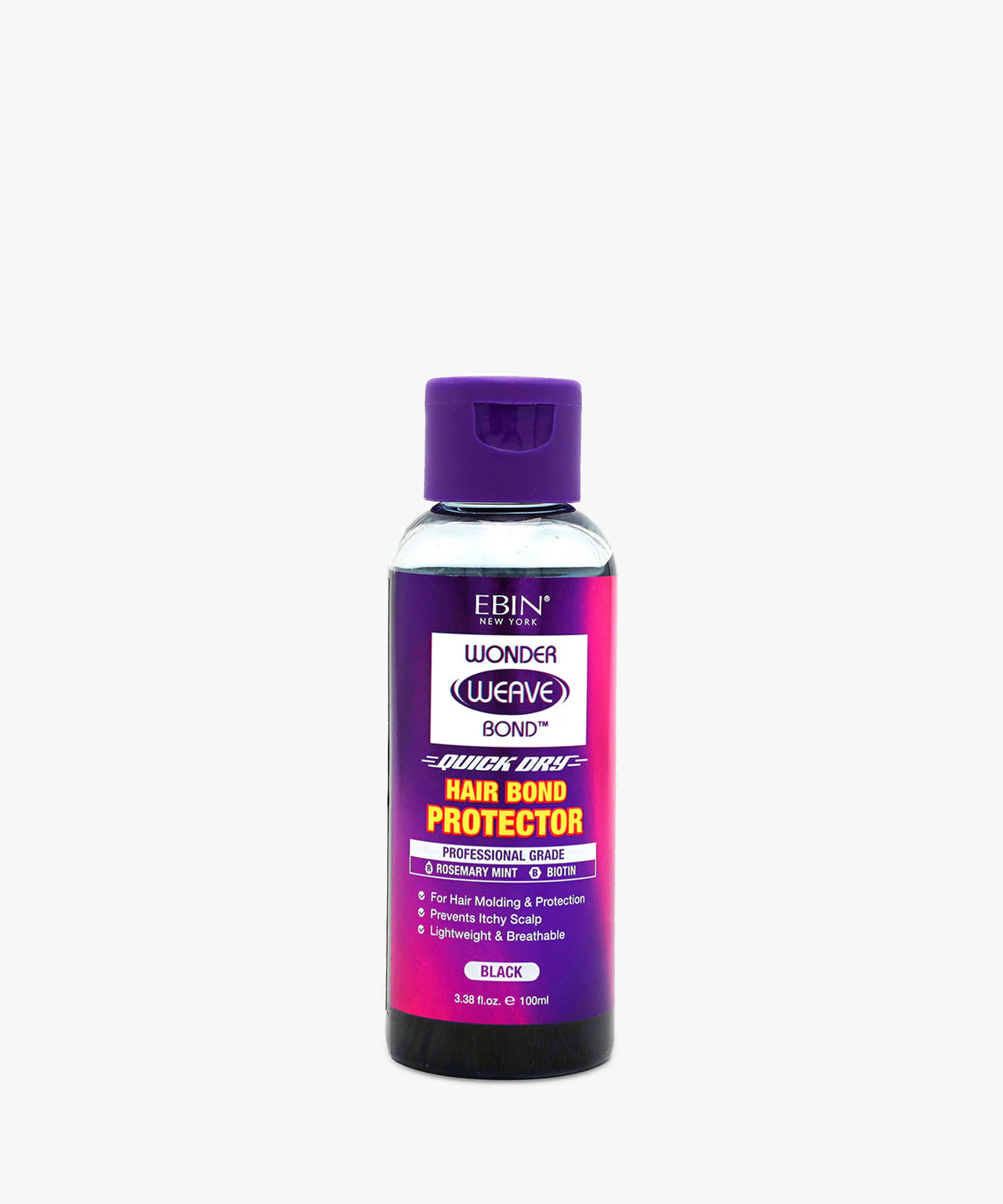 Ebin Wonder Weave Bond Hair Bond Protector (Black) 100 ml