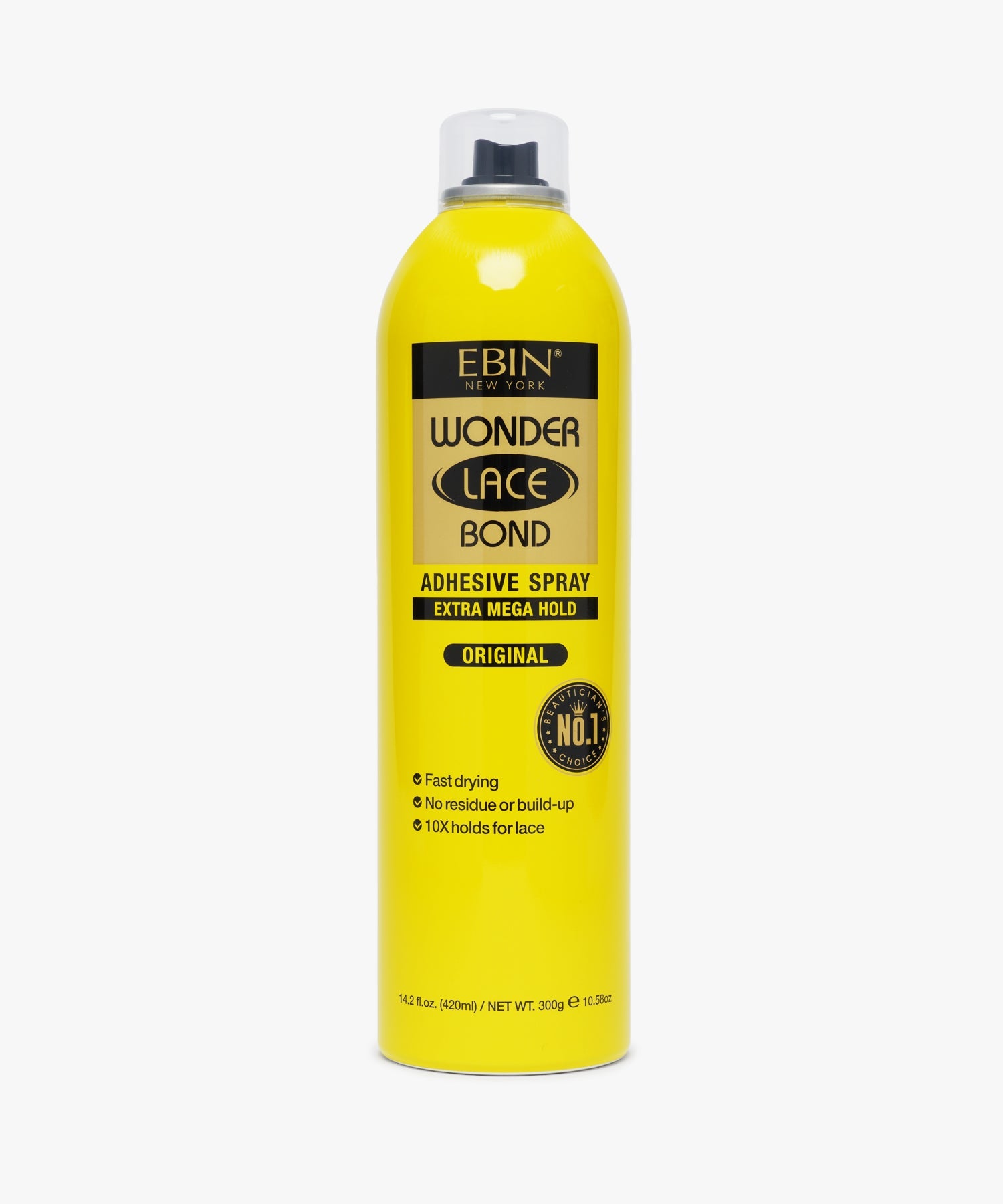 Ebin Wonder Lace Bond Adhesive Spray #Extra Mega Hold (Original) 420 ml