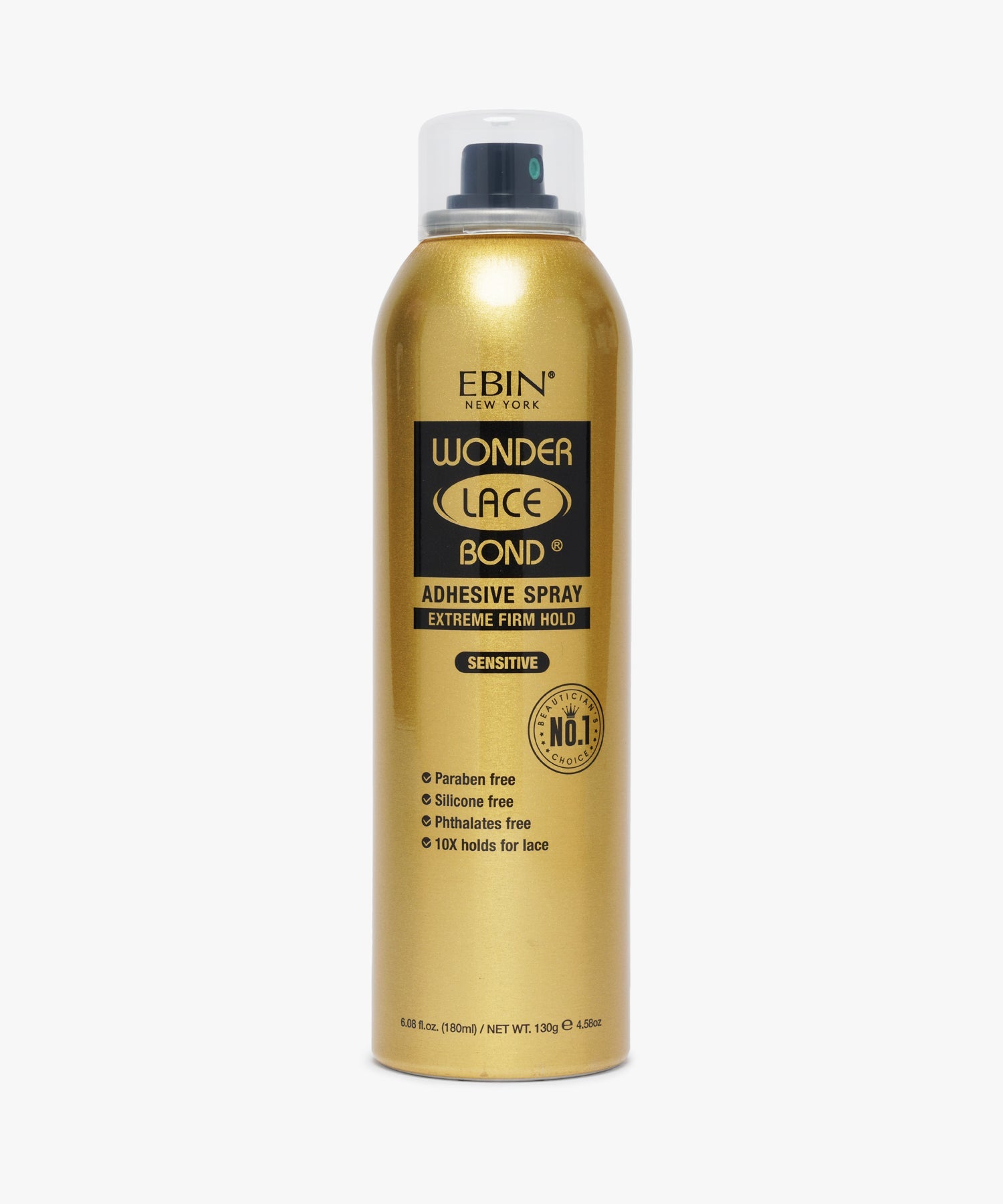 Ebin Wonder Lace Bond Adhesive Spray #Extreme Firm Hold (Sensitive) 180 ml