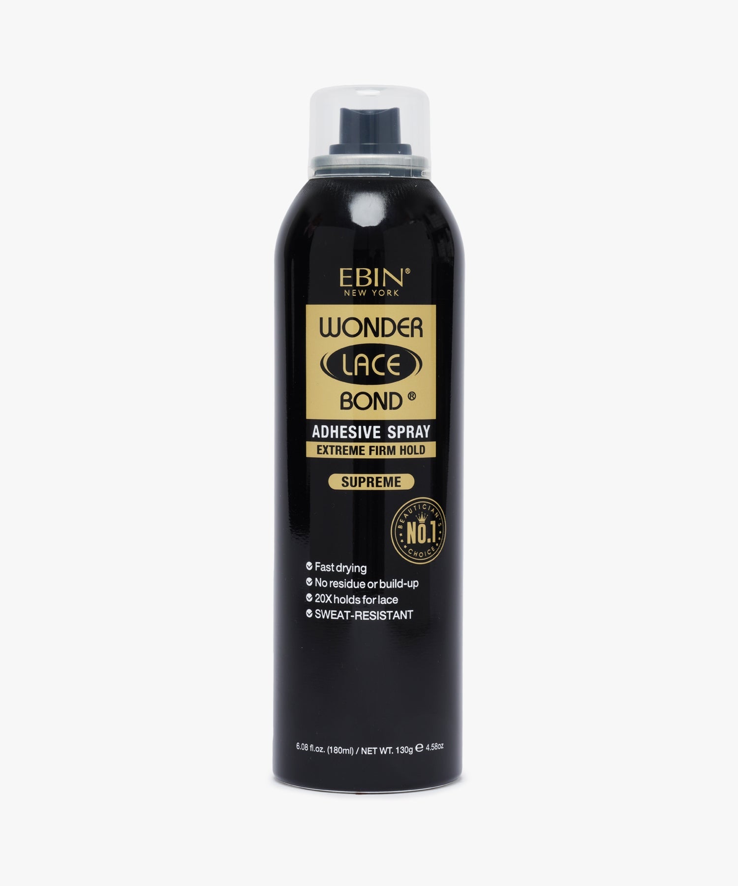 Ebin Wonder Lace Bond Adhesive Spray #Extreme Firm Hold (Supreme) 180 ml