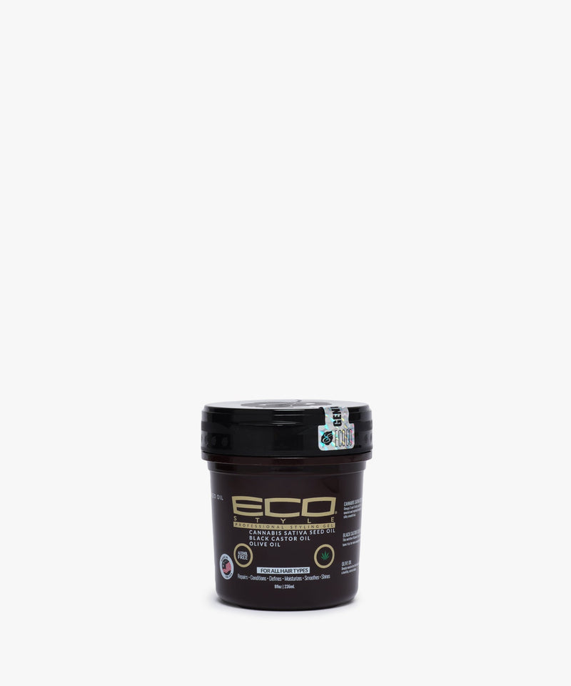 Eco Style Cannabis Sativa Seed Oil & Black Castor Oil & Olive Oil 236 ml