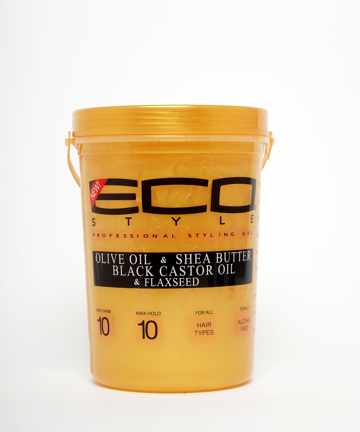Eco Styler Professional Styling Gel EcoPlex Olive Oil & Shea Butter Black Castor Oil & Flaxseed 2.3 L
