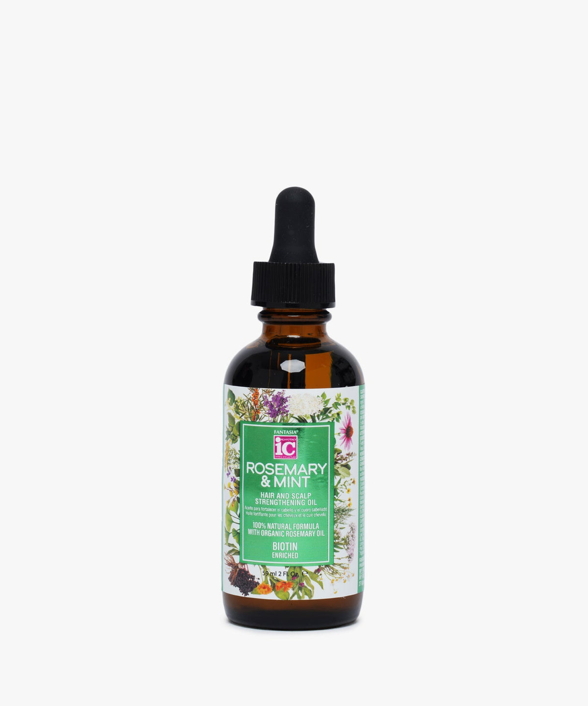 Fantasia IC Rosemary & Mint Hair & Scalp Strengthening Oil (Biotin Enriched) 59 ml