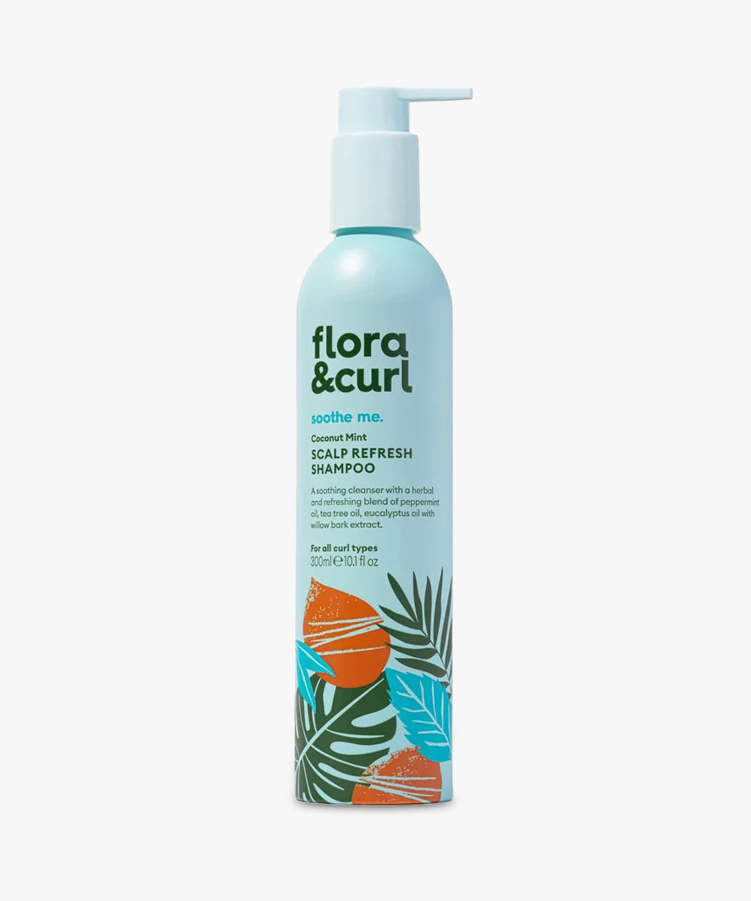 Flora & Curl Sooth Me Coconut Mint Scalp Refresh Shampoo 300 ml