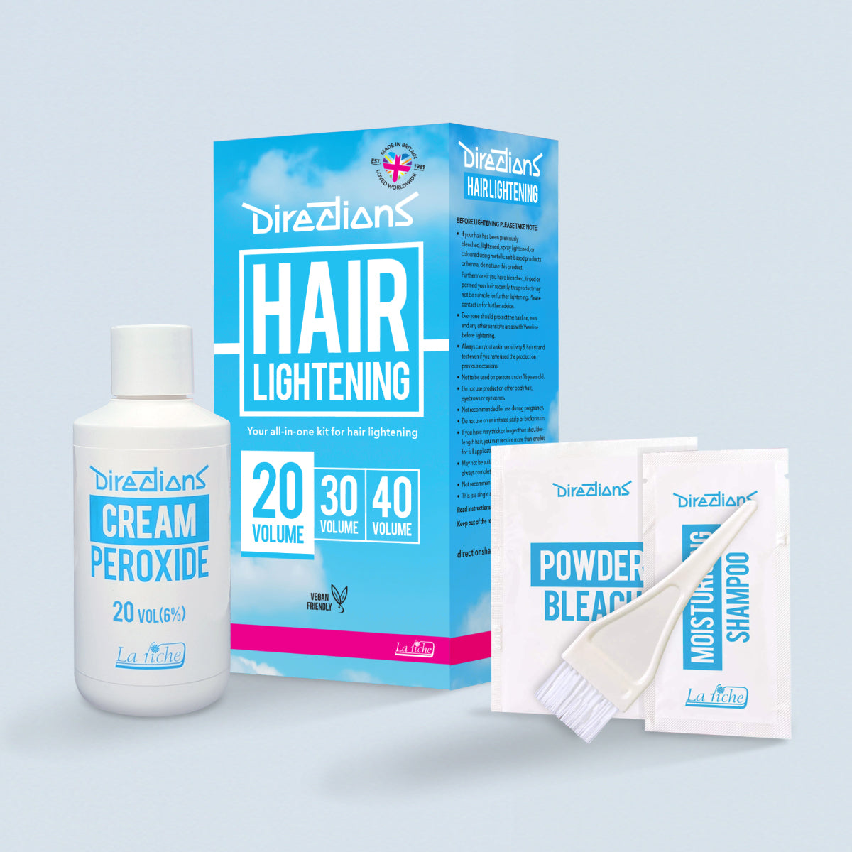 Directions Hair Lightening Kit (20 Volume)