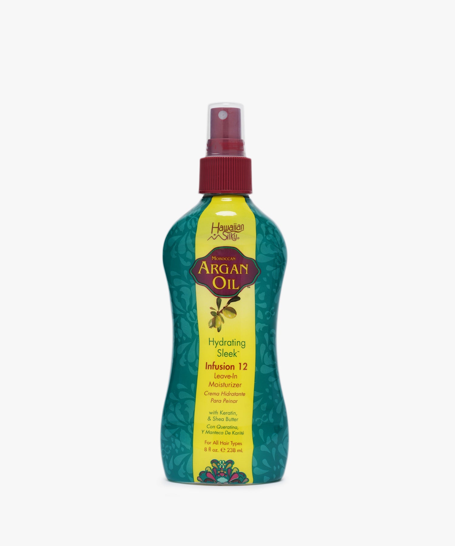 Hawaiian Silky Argan Oil Infusion 12 Leave-In Moisturizer 238 ml