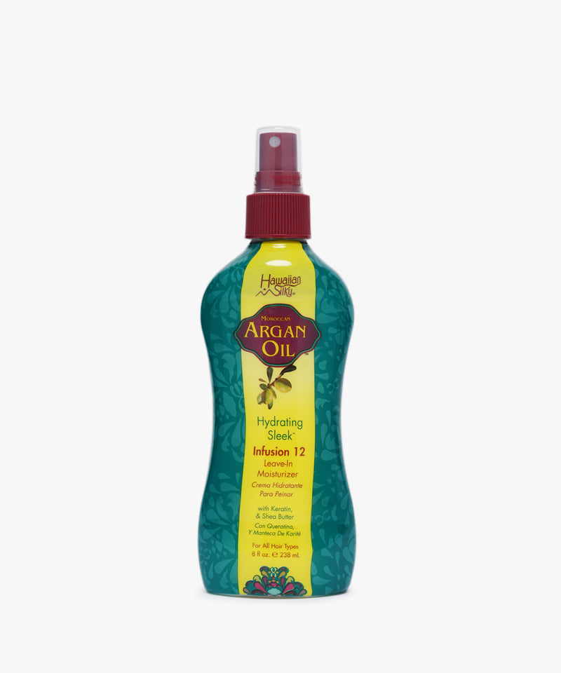 Hawaiian Silky Argan Oil Infusion 12 Leave-In Moisturizer 238 ml