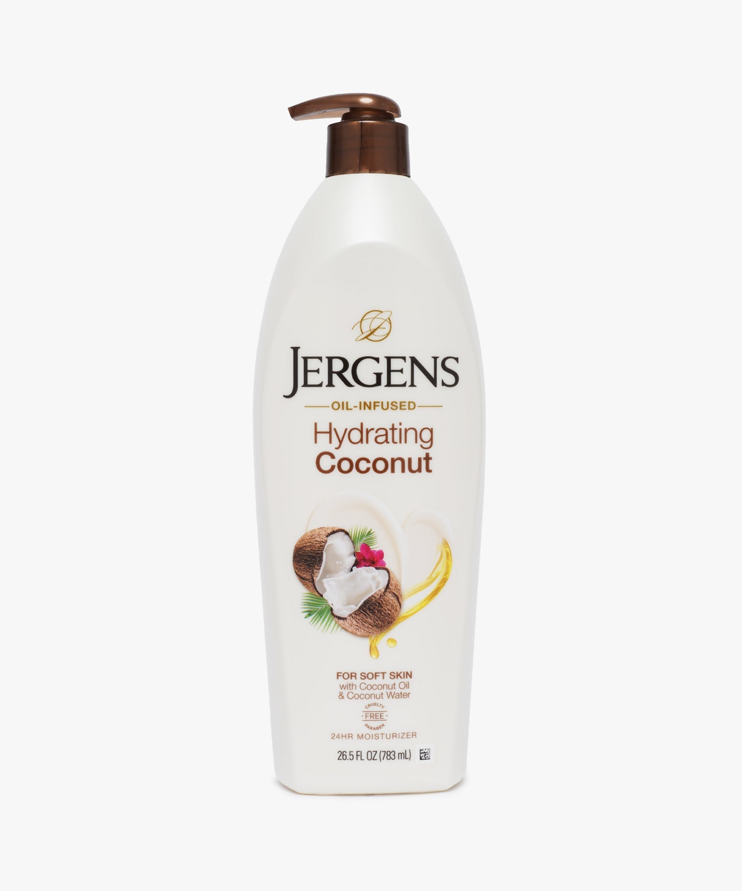 Jergens Oil-Infused Hydrating Coconut (For Soft Skin with Coconut Oil & Coconut Water) 783 ml