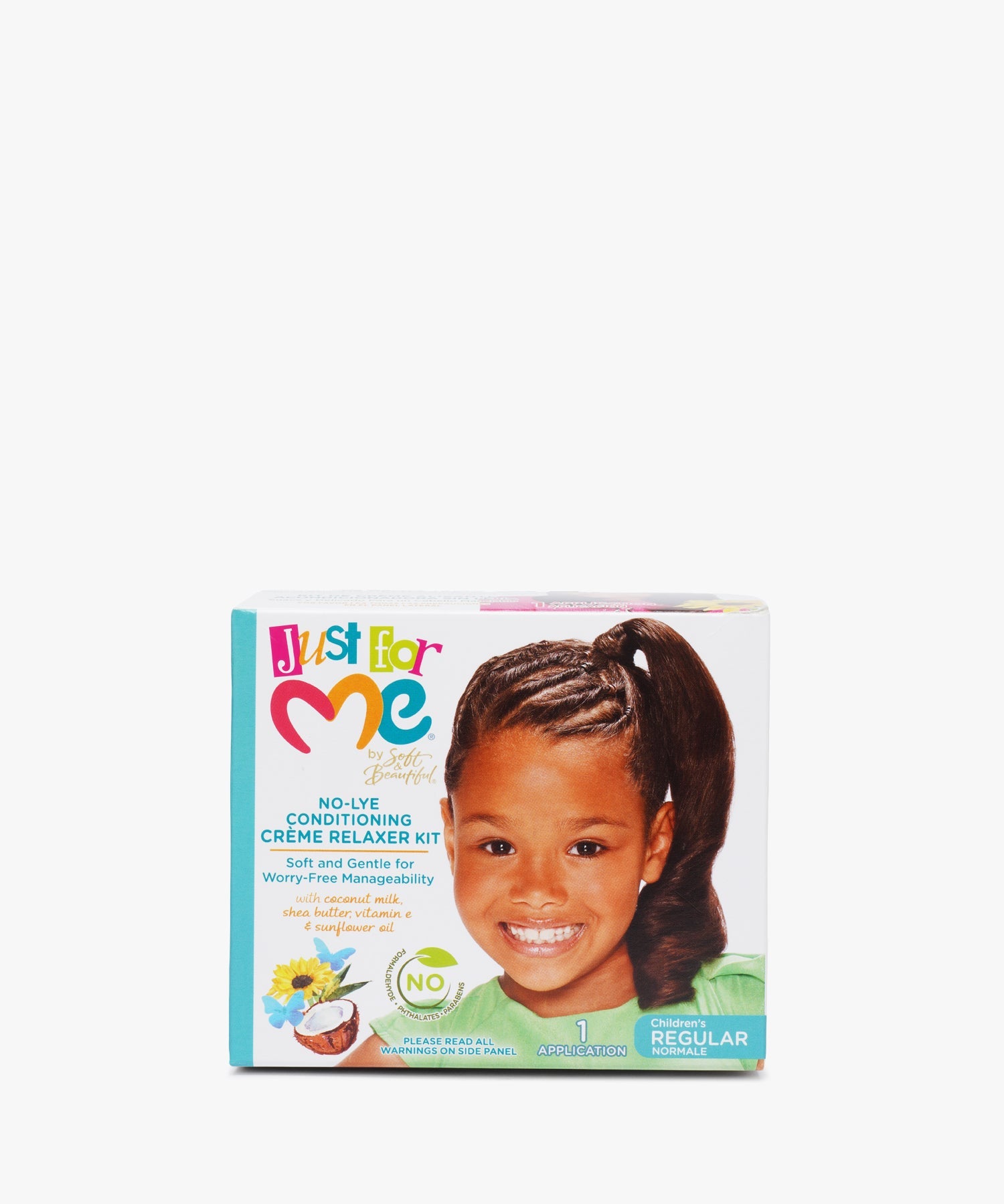 Just For Me No-Lye Conditioning Creme Relaxer Kit (Regular) (1 Application)