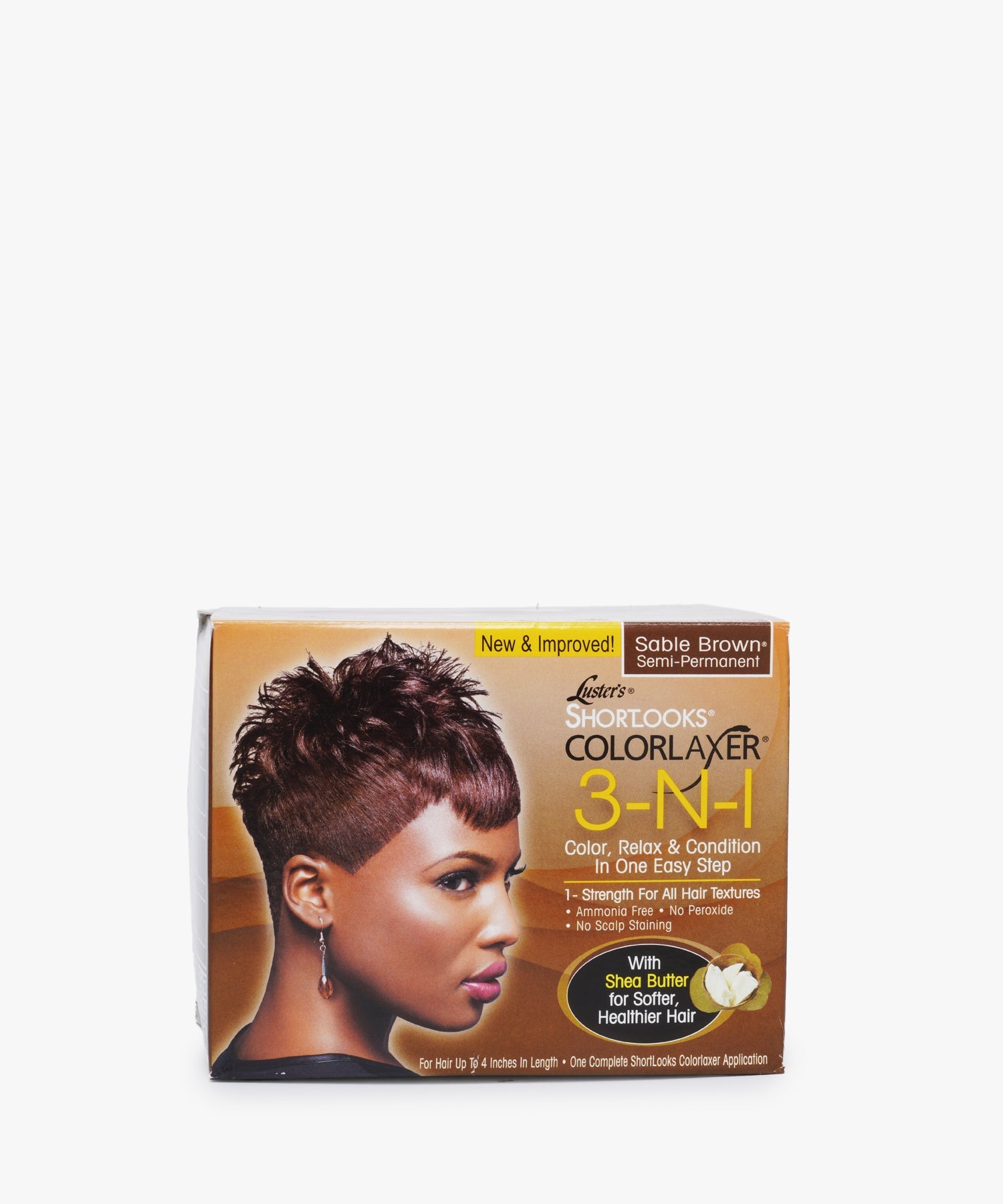 Luster's Shortlooks ColorLaxer 3-N-1 Brown (1 Complete Application)