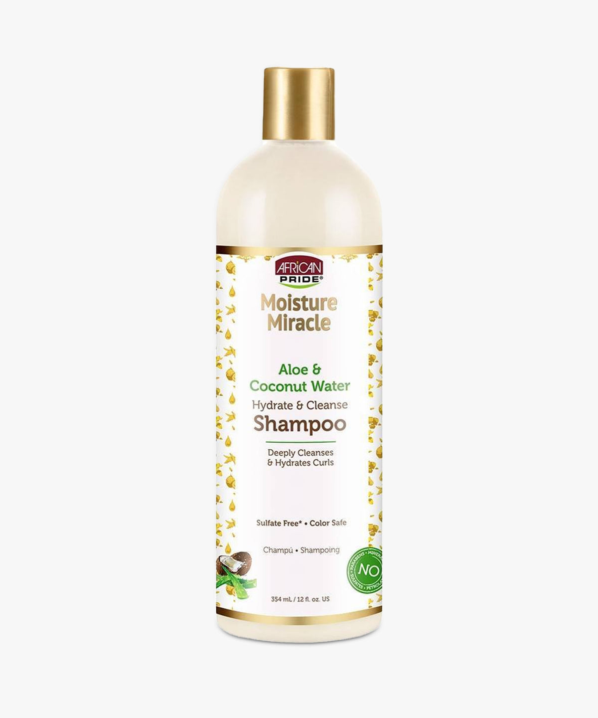 African Pride Moisture Miracle Aloe & Coconut Water Hydrate & Cleanse Shampoo 354 ml