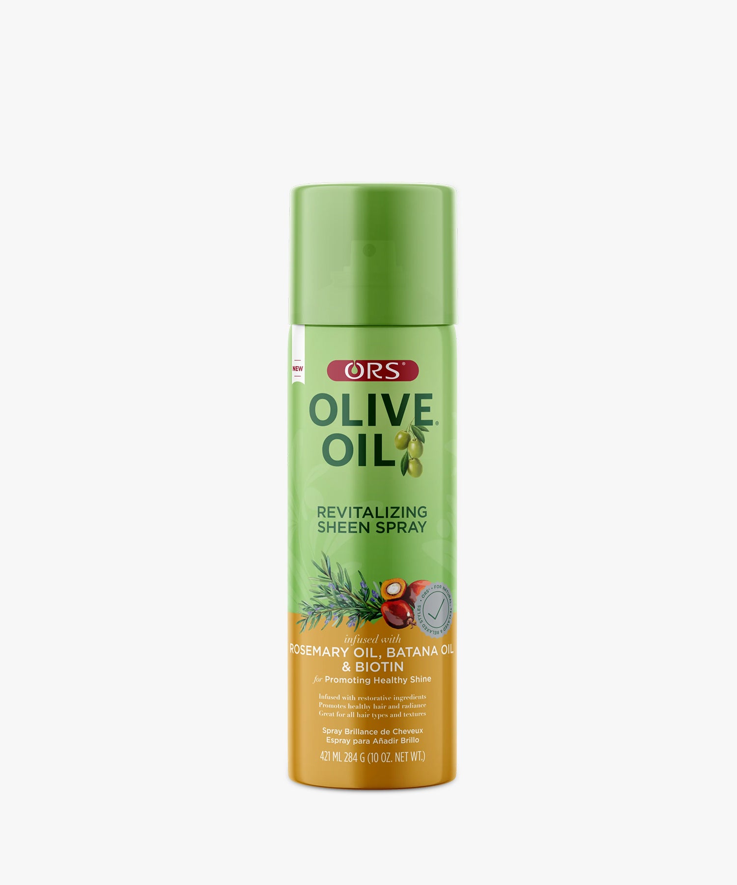 ORS Olive Oil Revitalizing Sheen Spray (Rosemary Oil, Batana Oil & Biotin) 421 ml