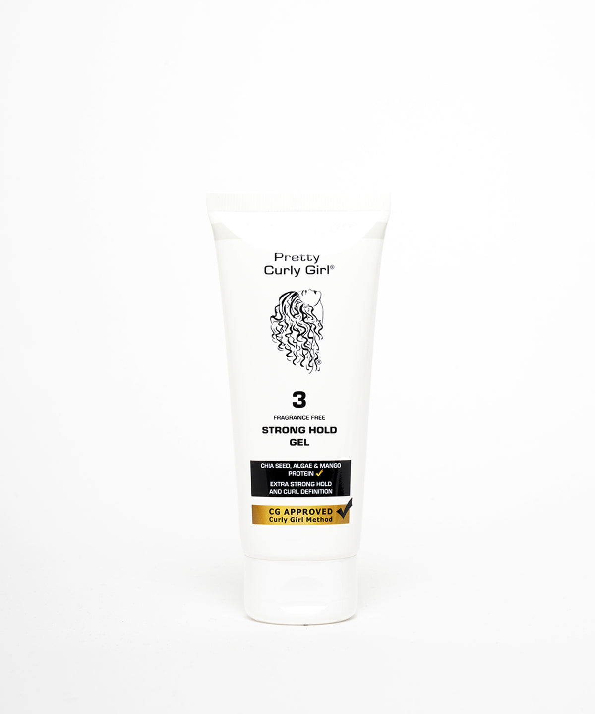 Pretty Curly Girl Fragrance Free Strong Hold Gel 100 ml