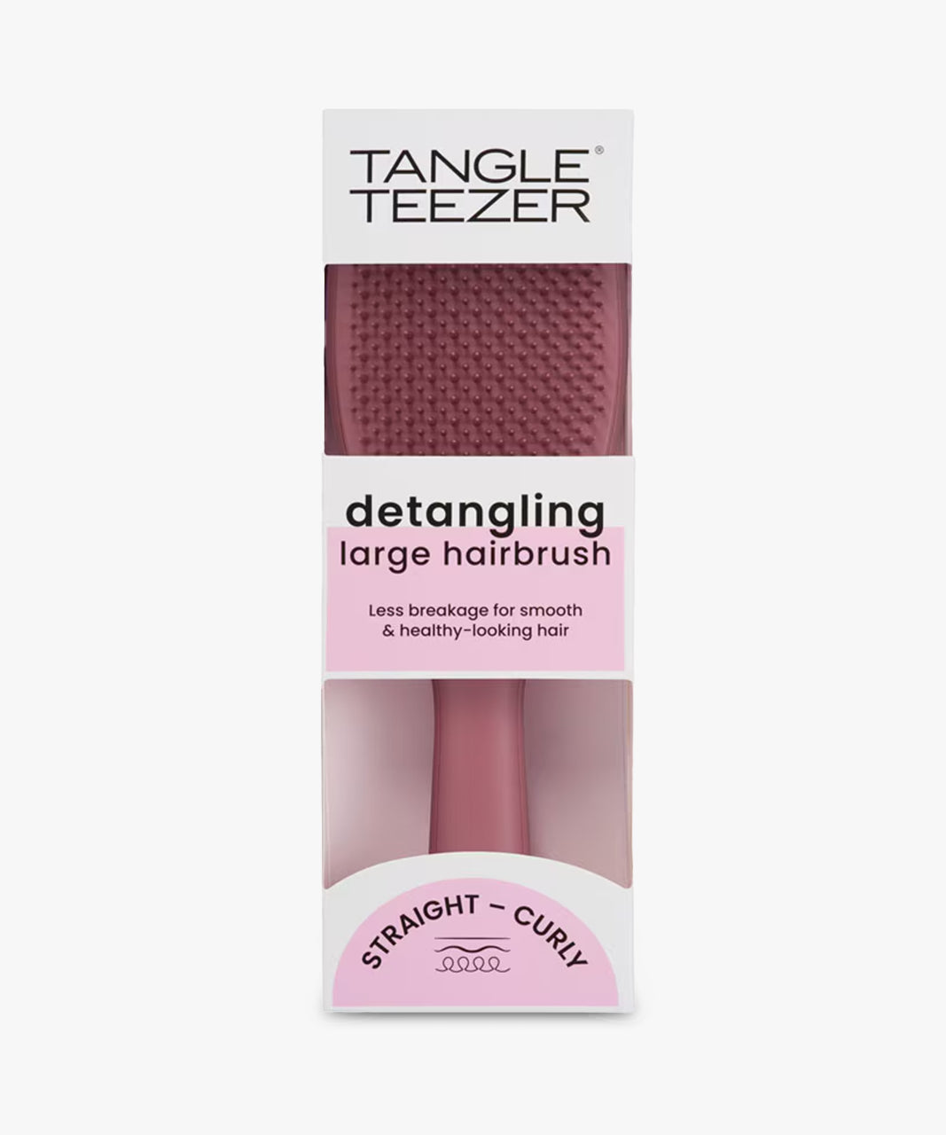 Tangle Teezer Detangling Large Hairbrush (Straight - Curly) # Pink Velvet