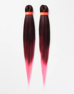 X-Pression Pre-Stretched vlechthaar kleur T3/OM/Cherry Blossom