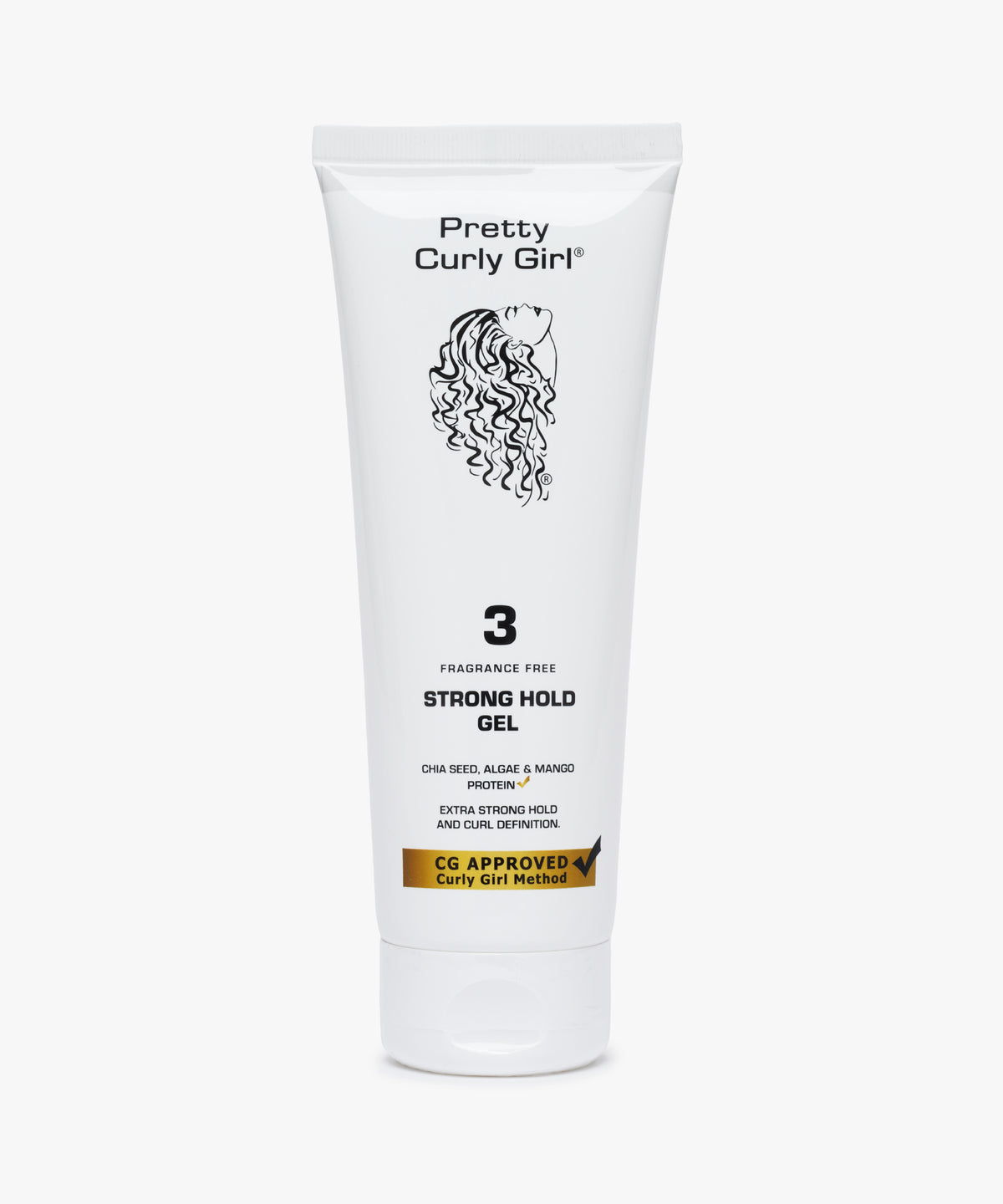 Pretty Curly Girl Fragrance Free Strong Hold Gel 250 ml