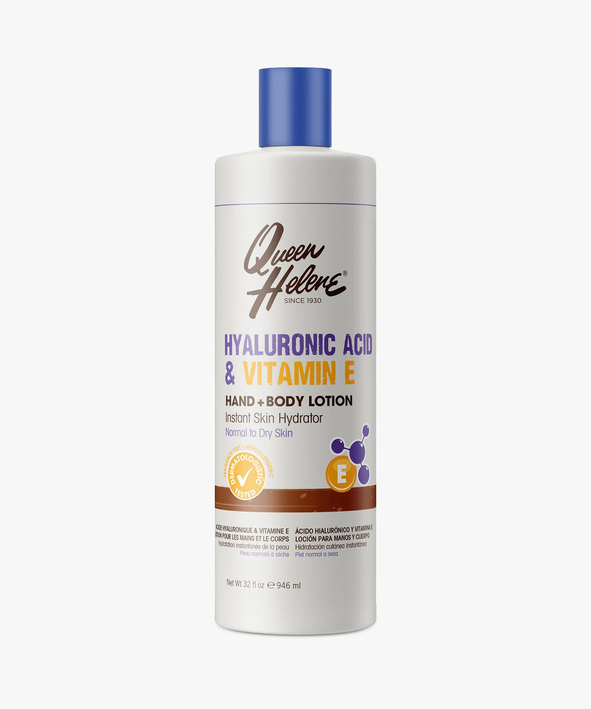 Queen Helene Hyaluronic Acid & Vitamin E Hand + Body Lotion 946 ml