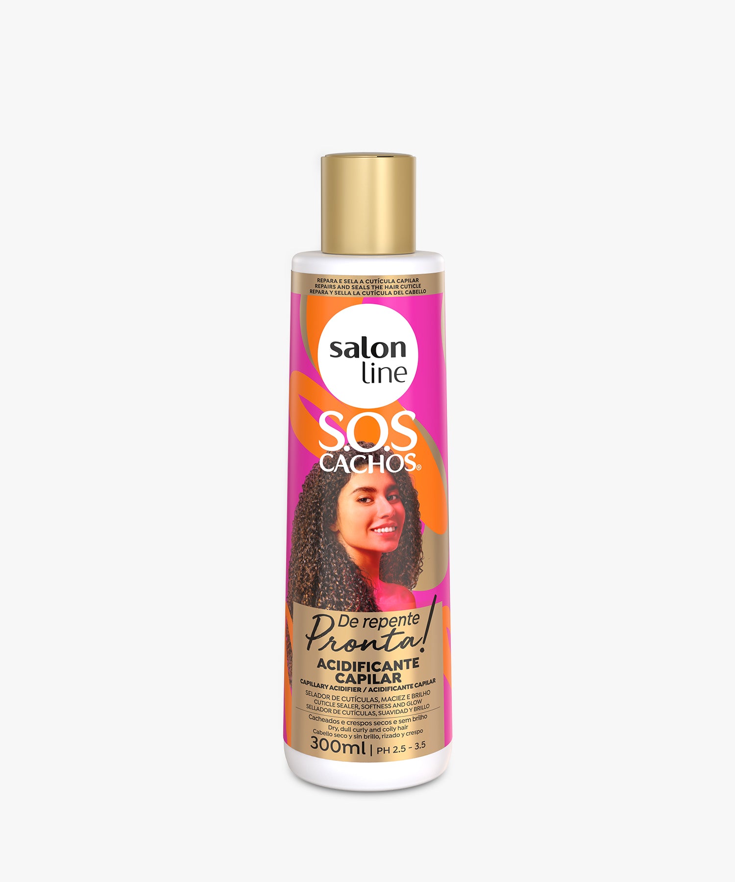 Salon Line S.O.S Cachos De Repente Pronta! Capillary Acidifier 300 ml