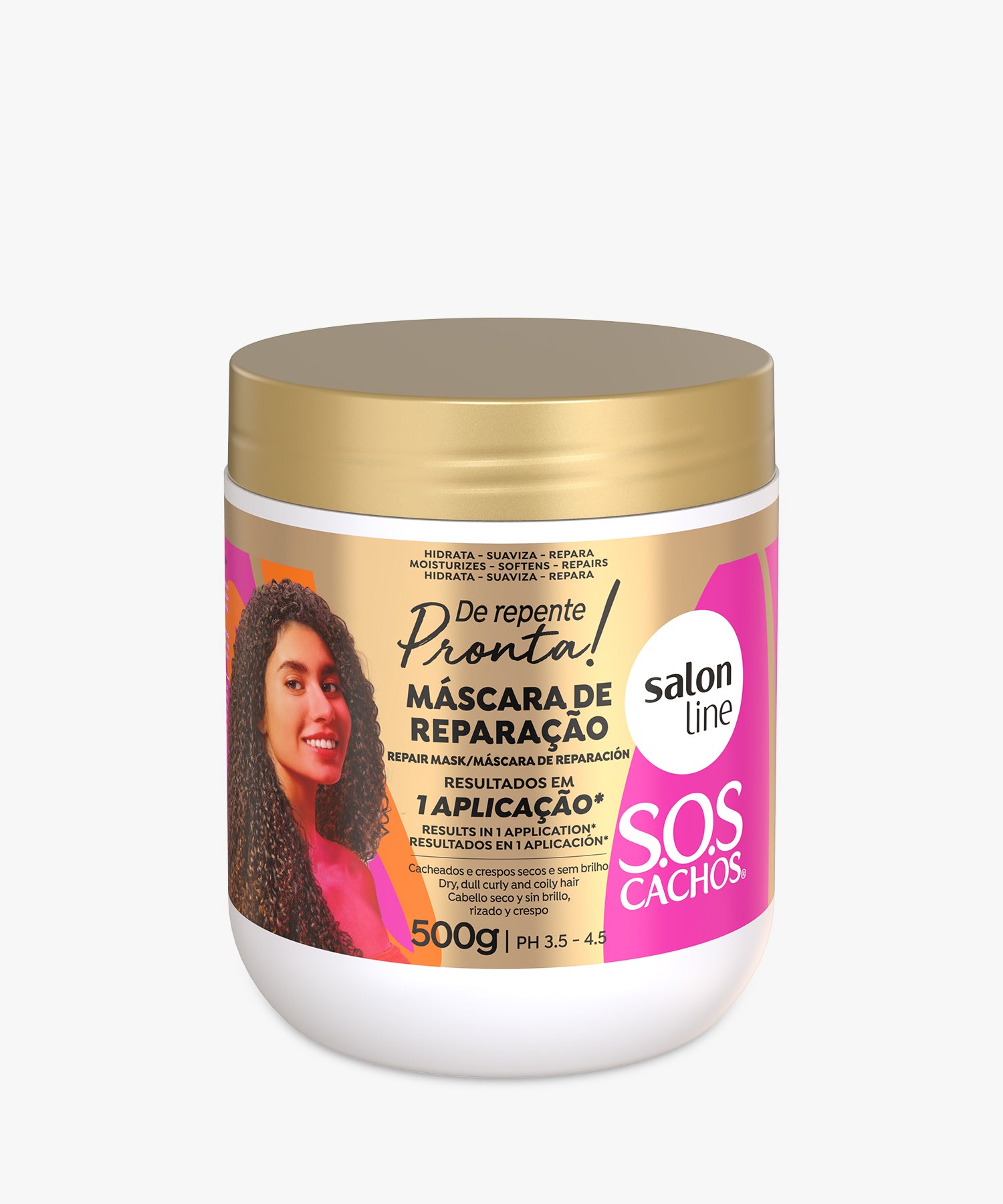 Salon Line S.O.S Cachos De Repente Pronta! Repair Mask 500 gr.