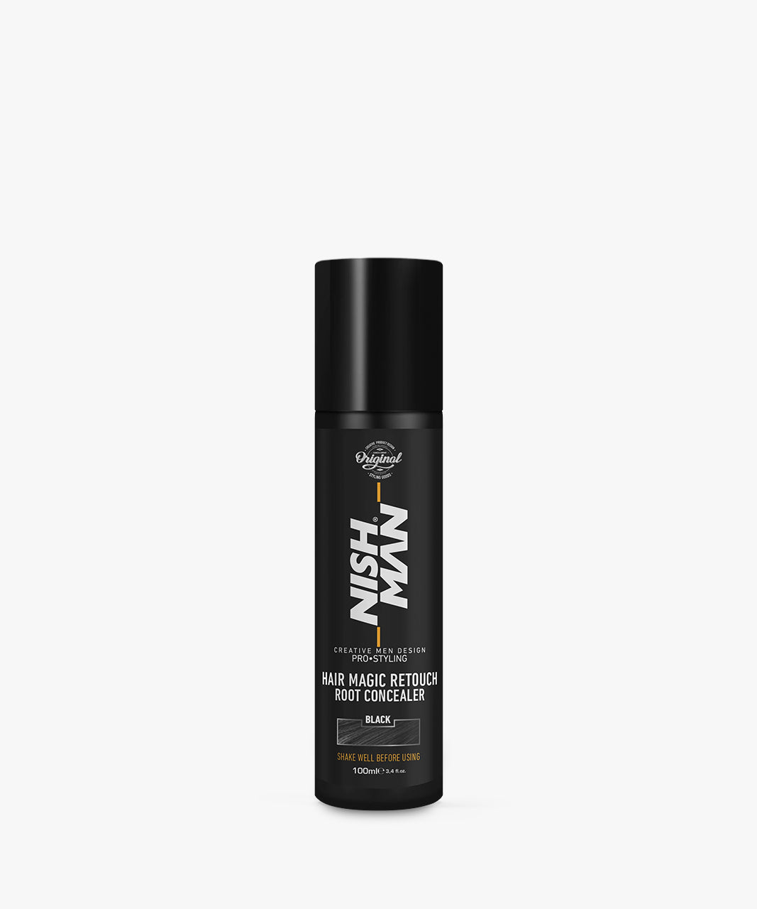 Nishman Hair Magic Retouch Root Concealer #Black