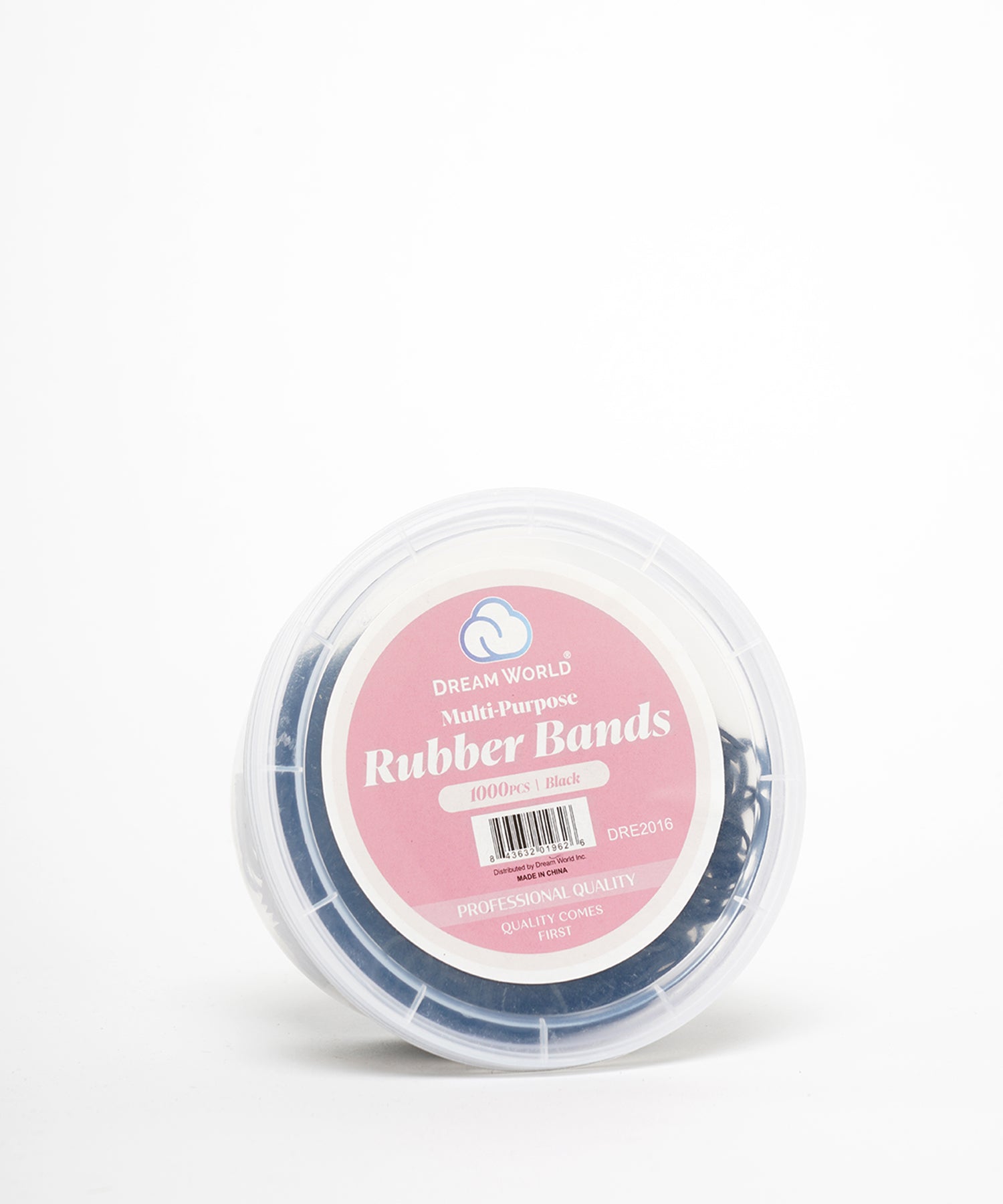 Dream World Rubber Bands Black (1000 PCS) #DRE2016