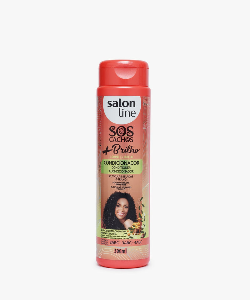 Salon Line S.O.S Cachos Brilho (Shine) Conditioner 300 ml