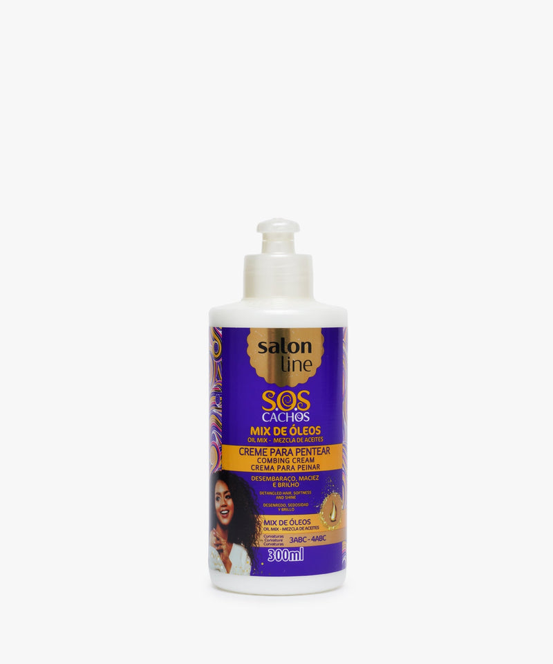 Salon Line S.O.S Cachos Mix De Oleos (Oil Mix) Combining Cream 300 ml