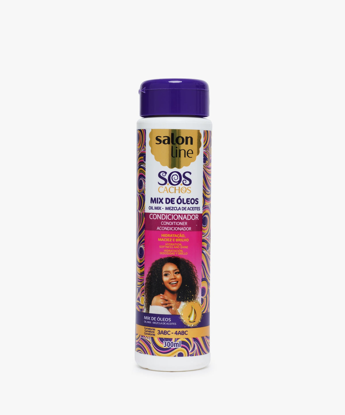 Salon Line S.O.S Cachos Mix De Oleos (Oil Mix) Conditioner 300 ml