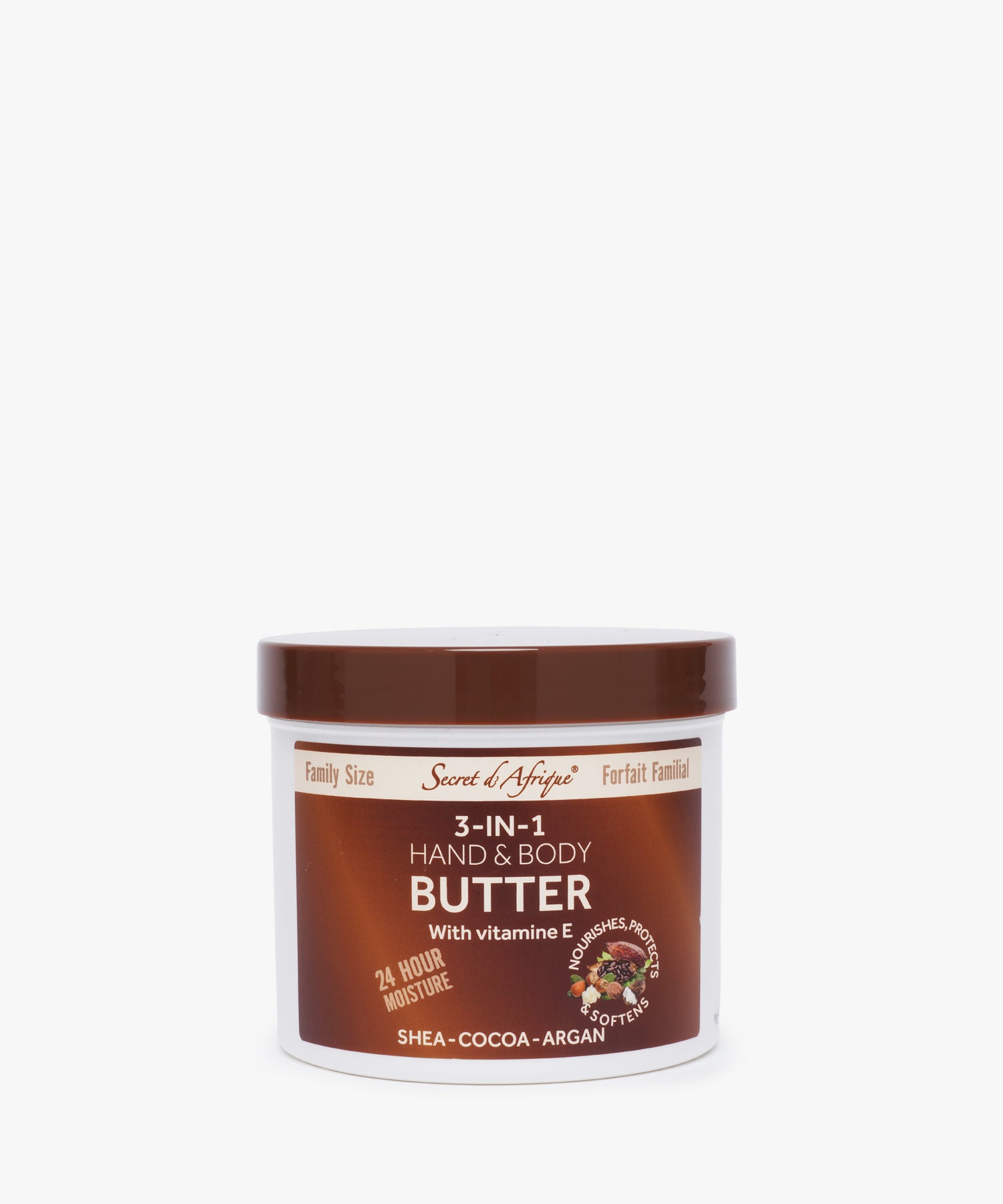 Secret D' Afrique 3-IN-1 Hand & Body Butter with Vitamine E (Shea-Cocoa-Argan) 700 gr.